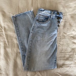 John Galt Straight Leg High Waisted Jeans Size XS